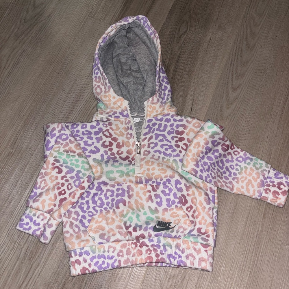 Nike Kids Colorful Leopard Hoodie